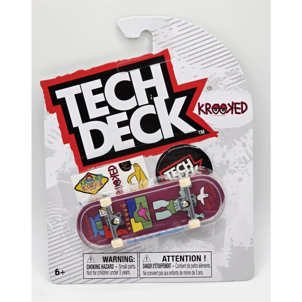Tech Deck Krooked Fingerboard Gonz Graphic Red Deck Sealed New